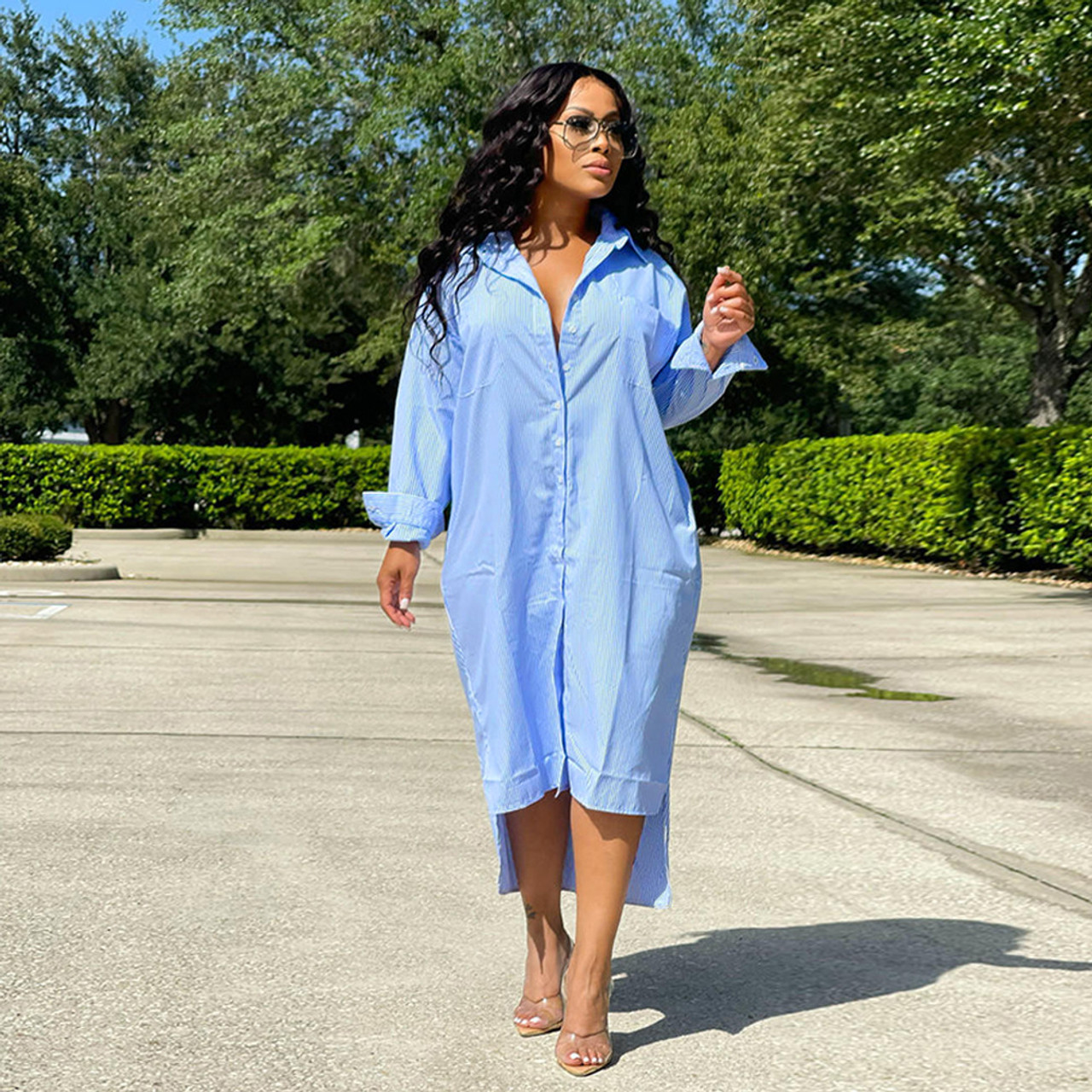 plus size shirt dress